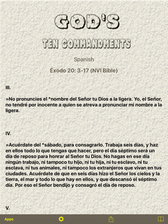 Screenshot #4 for God's Ten Commandments