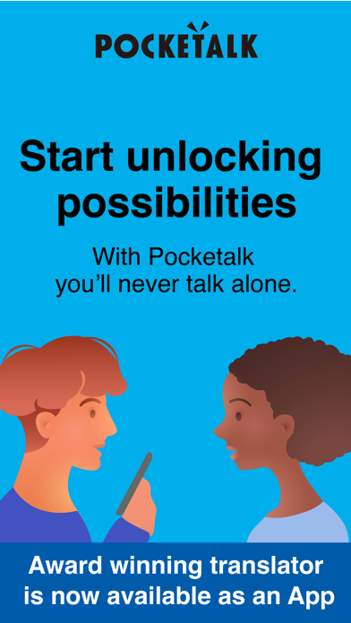 POCKETALK – Translation App Screenshot
