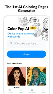 How to cancel & delete color pop ai - coloring book 4