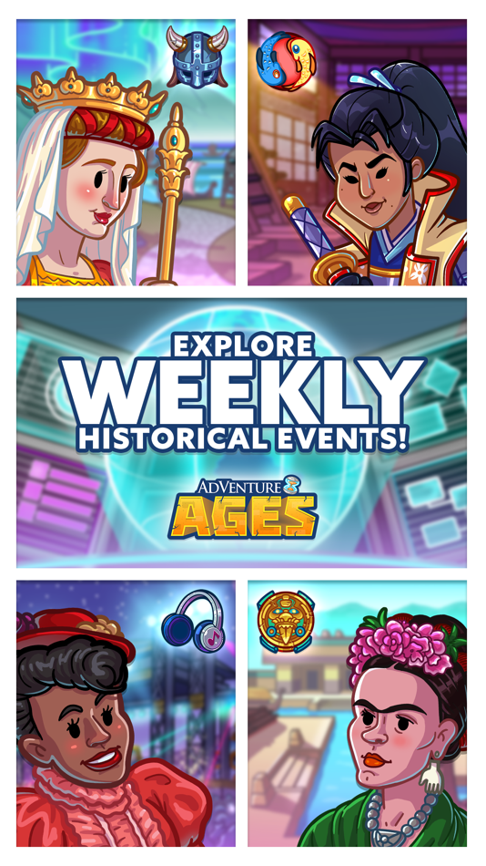 #5. AdVenture Ages: Idle Clicker (iOS) 来自: Hyper Hippo Publishing Ltd.