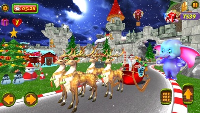 Screenshot #1 pour Santa Christmas Infinite Track