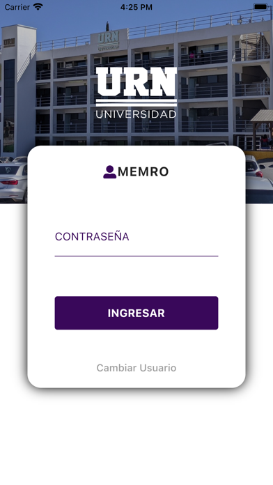 Universidad Regional del Norte Screenshot