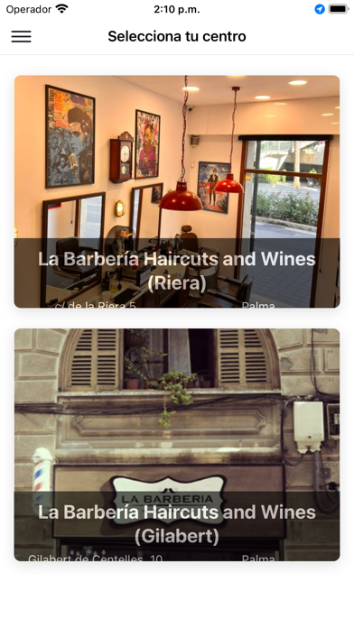 La Barbería Haircuts and Wines Screenshot