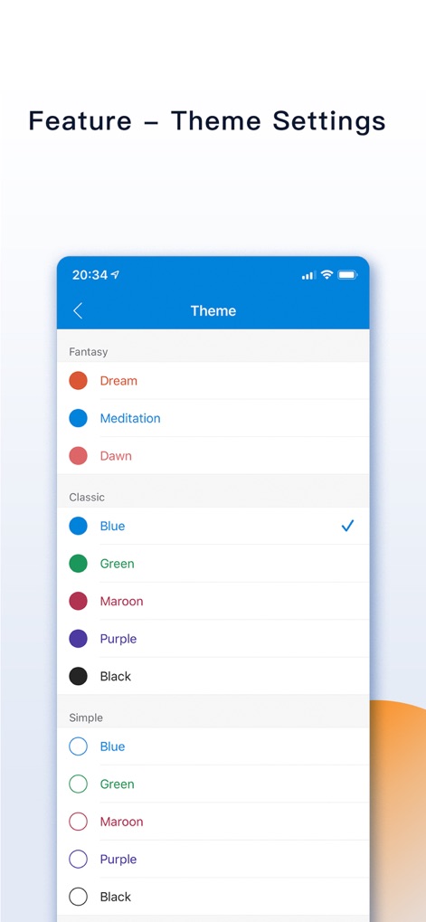 FileMate - Esta herramienta permite una personalización profunda de la interfaz, ofreciendo diversas 'categorías de temas' como 'Fantasy' y 'Classic', y múltiples opciones de color como 'Blue' y 'Maroon'.
