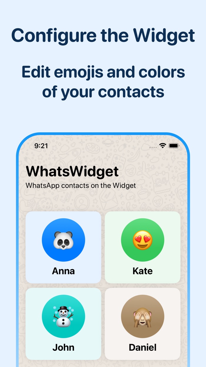 Widget WA Contacts Home Screen