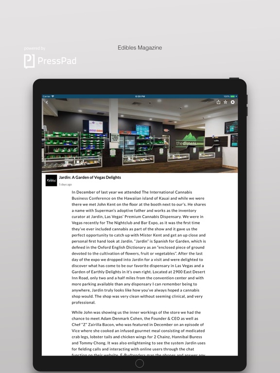 Screenshot #5 pour Edibles Magazine