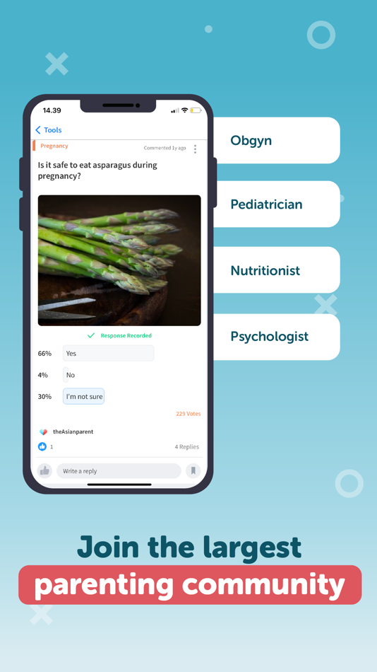 #4. Asianparent: Pregnancy + Baby (iOS) 由: Tickled Media Pte Ltd