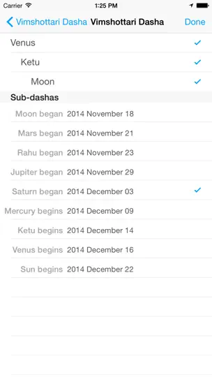 Capture d'écran de Jyotish Dashboard™ Preview sur iPhone 3