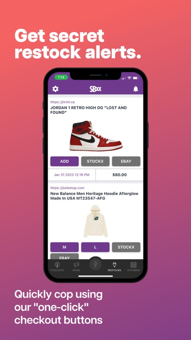 SBXX : Sneaker Resellers Screenshot
