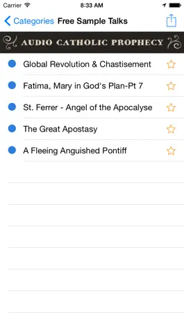 Game screenshot Audio Catholic Prophecy apk