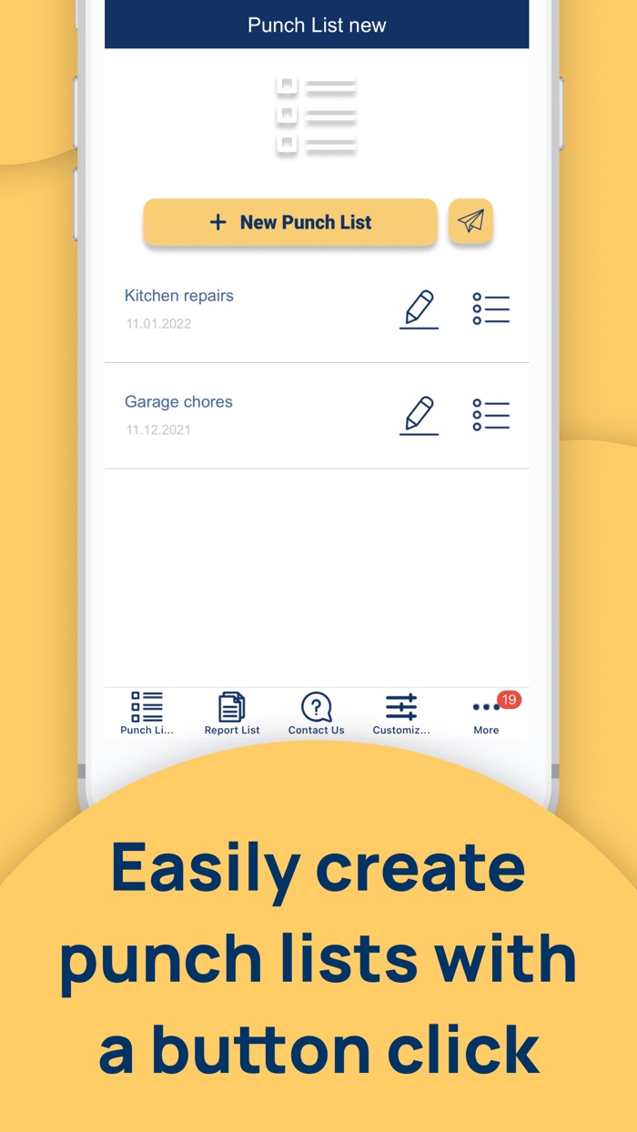 Punch List and Issue Tracker