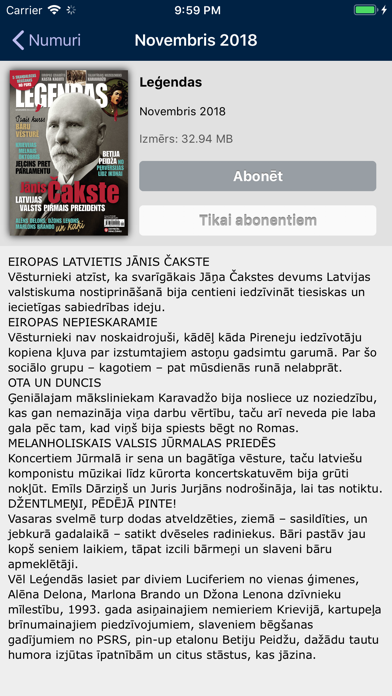 Screenshot #2 pour Leģendas