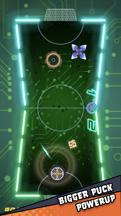 Air Hockey Glow HD Arcade 2D screenshot-5