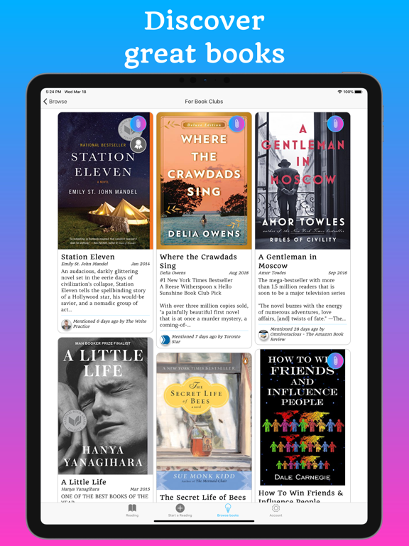 Screenshot #4 pour Bookship: a virtual book club