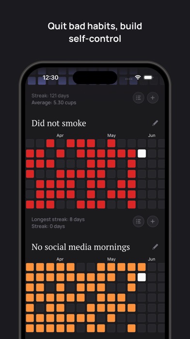 HabitGrids: Habit Tracker Screenshot