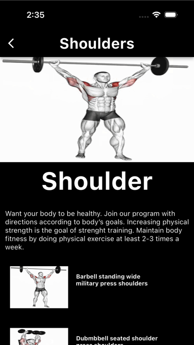 workout gym Screenshot