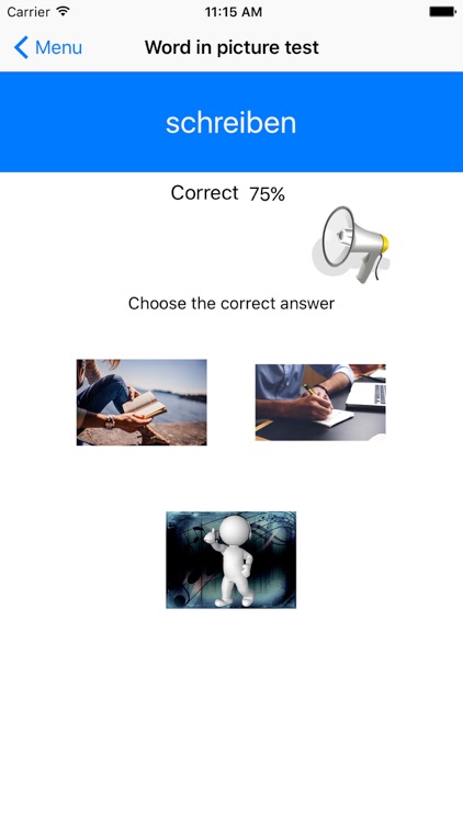 German exercises, test grammar