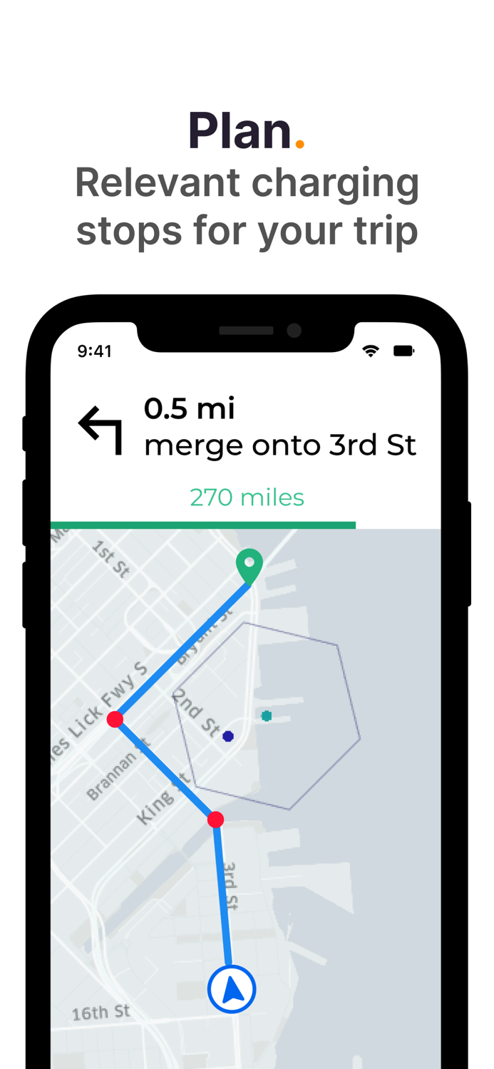 Charge App Tesla-EV Map