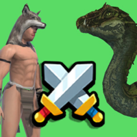 Merge Dino Warior Fight