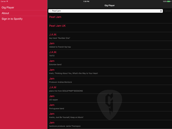 Screenshot #5 pour Gig Player