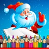 Christmas Coloring Pages Santa icon