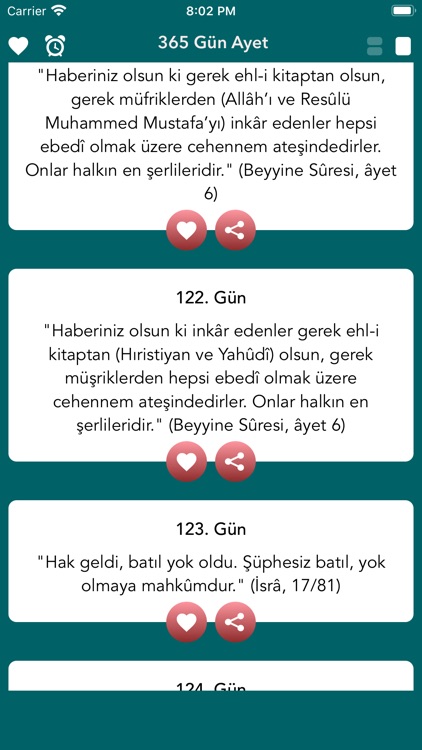365 Gün Ayet ile Günün Ayeti