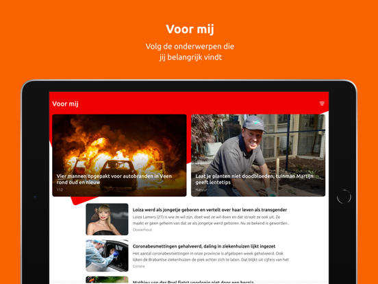 Omroep Brabant iPad app afbeelding 3