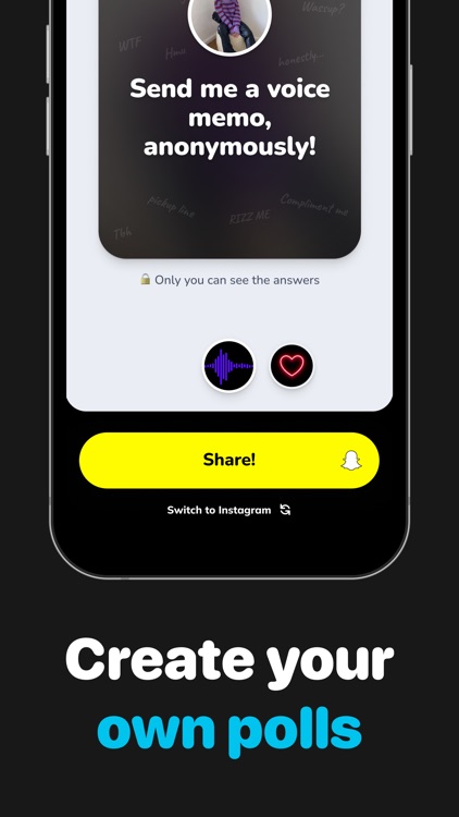 W App - Anonymous polls screenshot-3