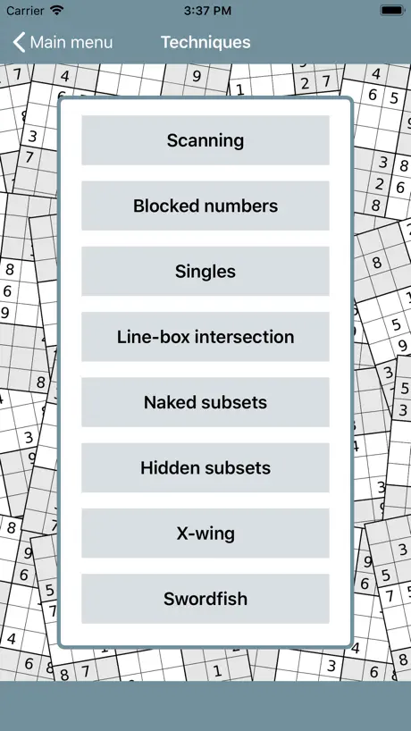 Sudoku classic.