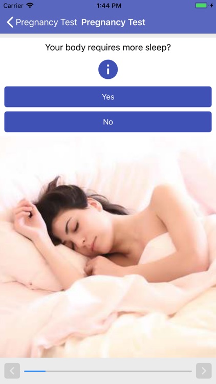 Pregnancy Test - Symptoms