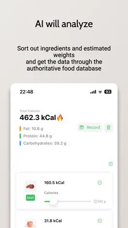 Game screenshot FoodCa AI-AI Food Calorie Tool apk