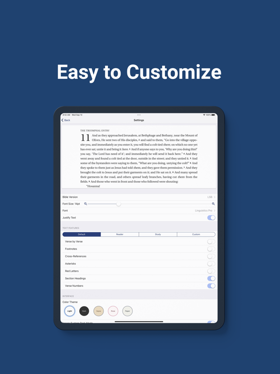 Literal Word: Bible & Lexicon iPad screenshot 6 - Reference app