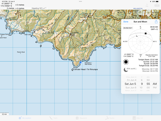 iHikeGPS NZ : LINZ Topo Maps iPad app afbeelding 8