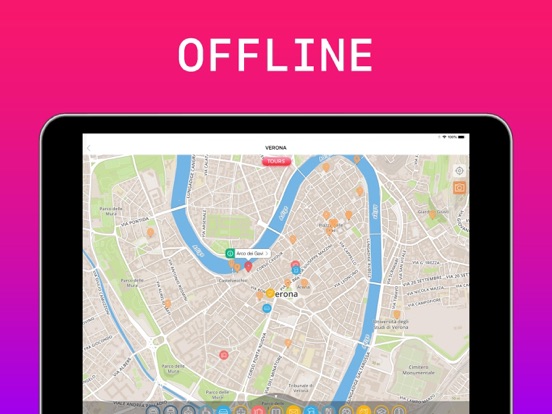 Verona Travel Guide iPad screenshot 4 - Navigation app