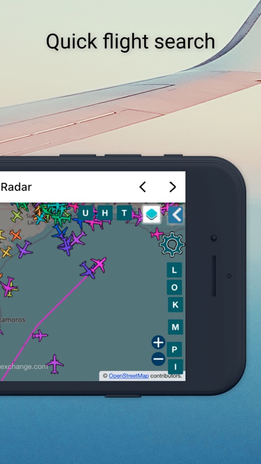 #4. Flight Tracker — Flight Radar (iOS) Podle: Sebastian Weiss