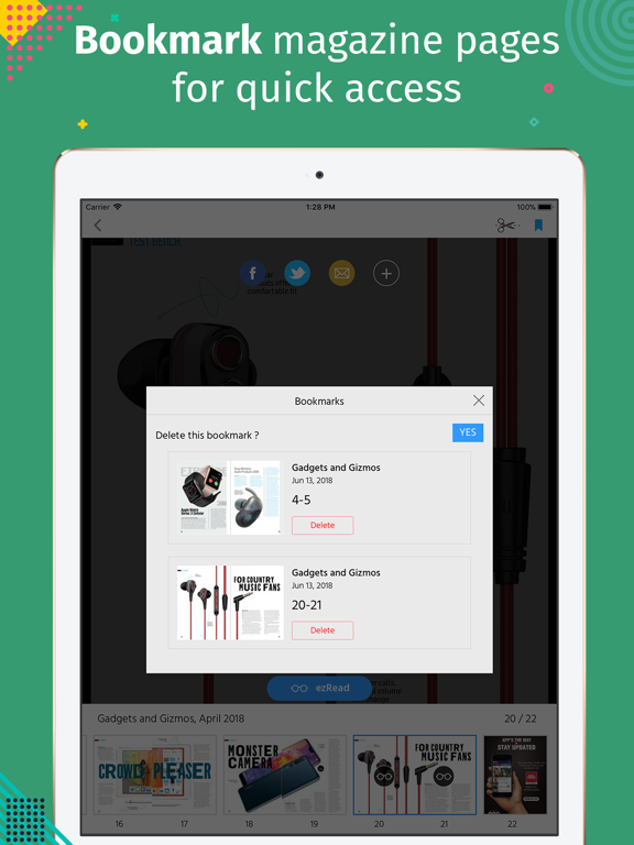 Gadgets & Gizmos iPad screenshot 4 - News app