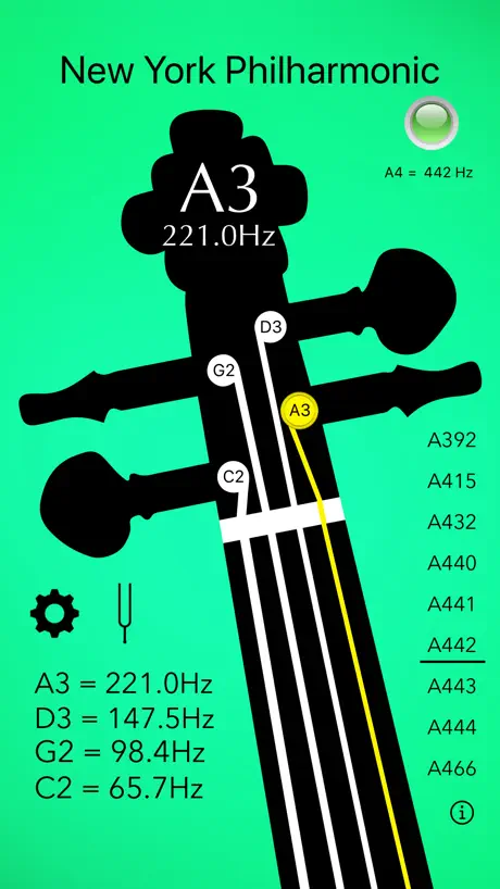 Accordeur de Violoncelle