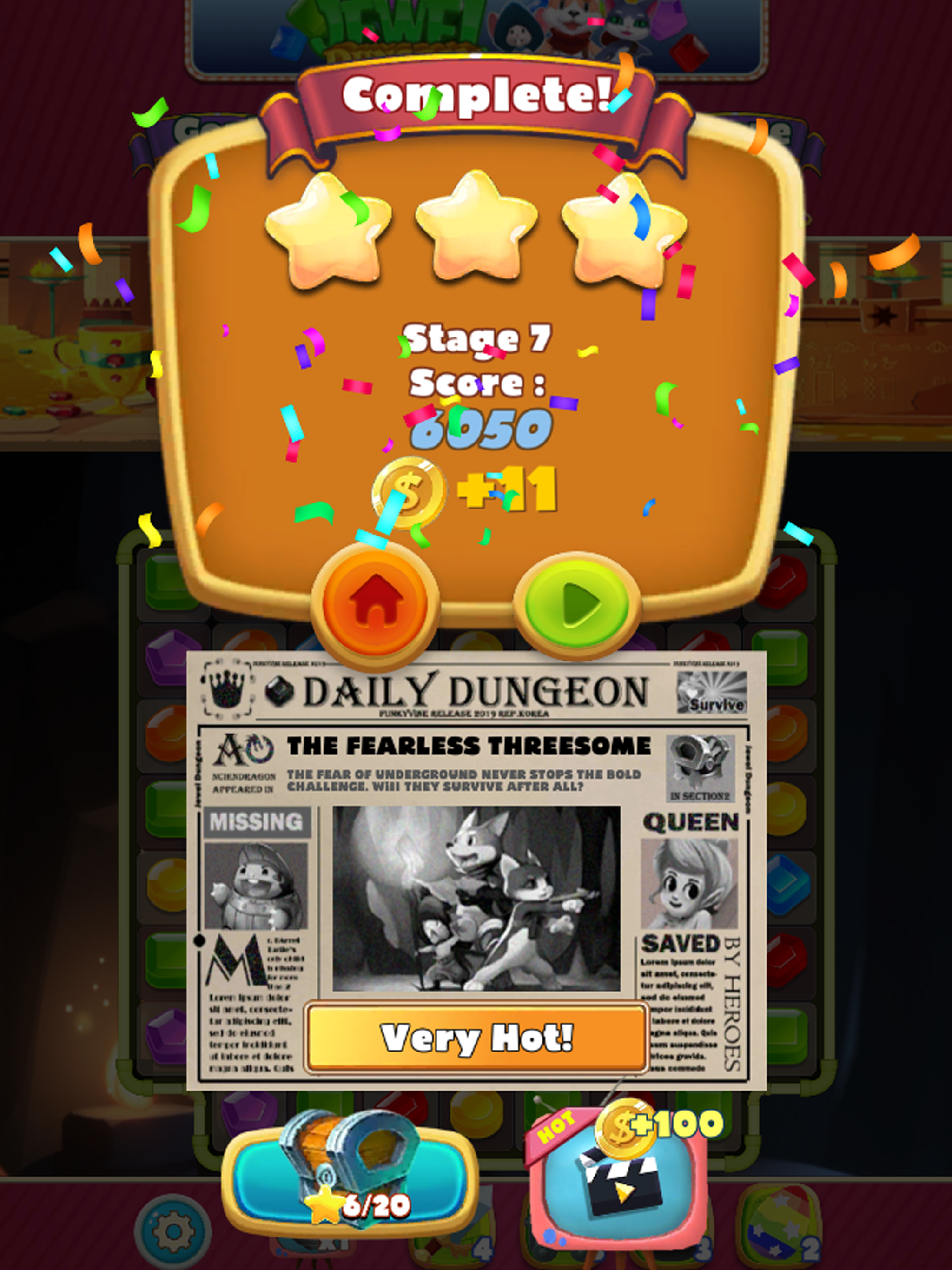 Jewel Dungeon Match 3 screenshot 18