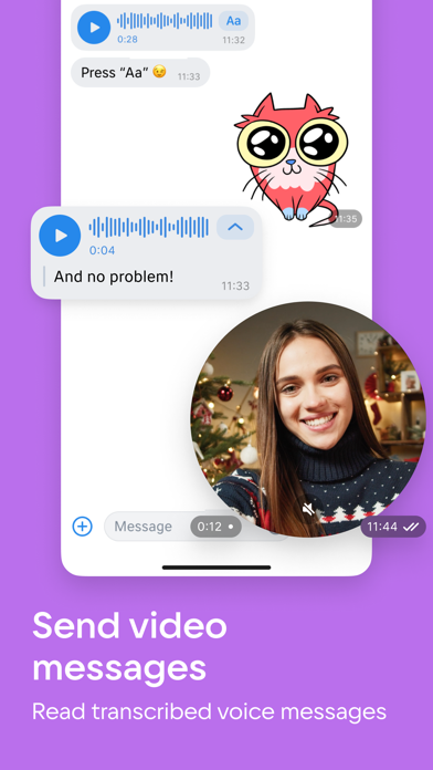 Screenshot #3 pour VK Messenger: Live chat, calls