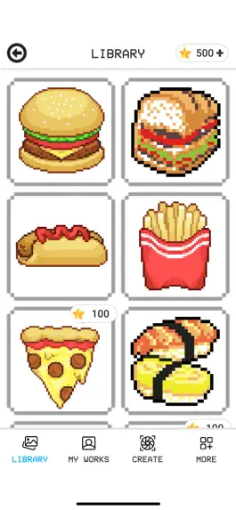 Game screenshot Food Color By Number Pixel Art mod apk