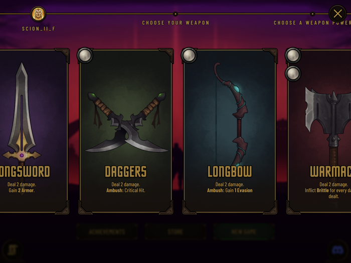 Dawncaster Deckbuilding RPG