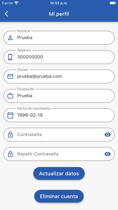 Vigilapp Seguridad Screenshot