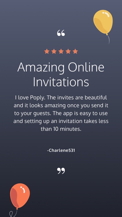 Poply: Party Invitation Maker screenshot-9