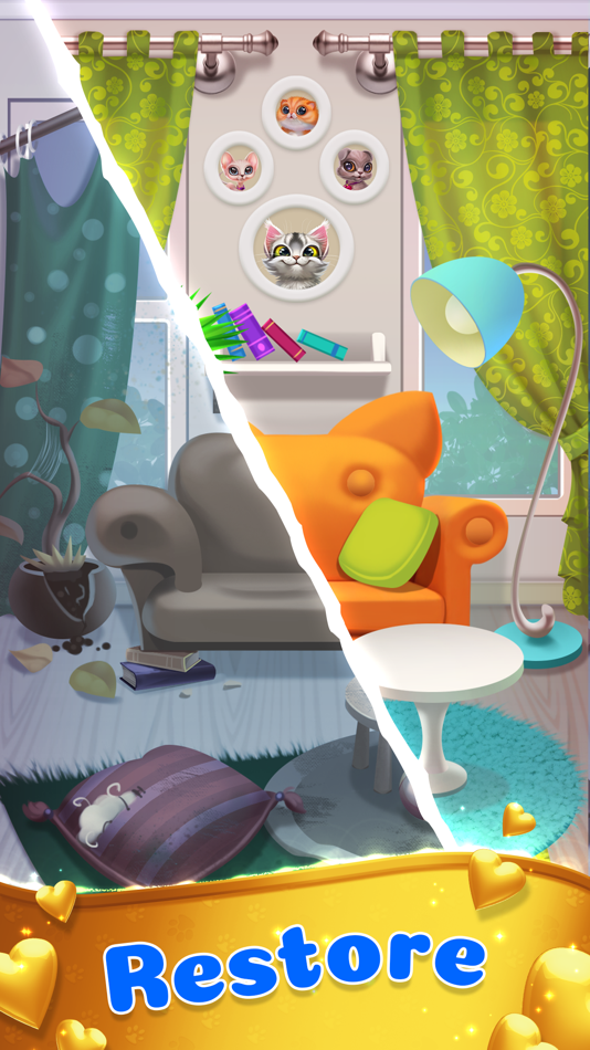#8. Cats – My Virtual Cat Merge (iOS) 由: Shrivatsa
