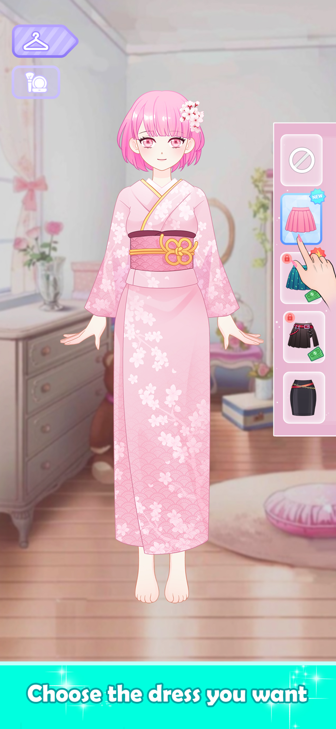 Anime Dress Up Fashion Game