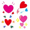 Hearts 1 Stickers App Delete