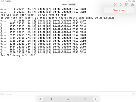 BLESerial HM-10 iPad screenshot 4 - Utilities app