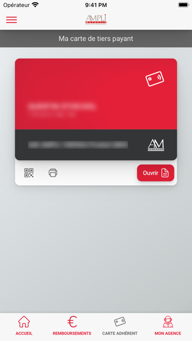 AMPLI Mutuelle Screenshot