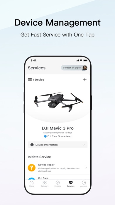DJI Store – Try Virtual Flight Screenshot