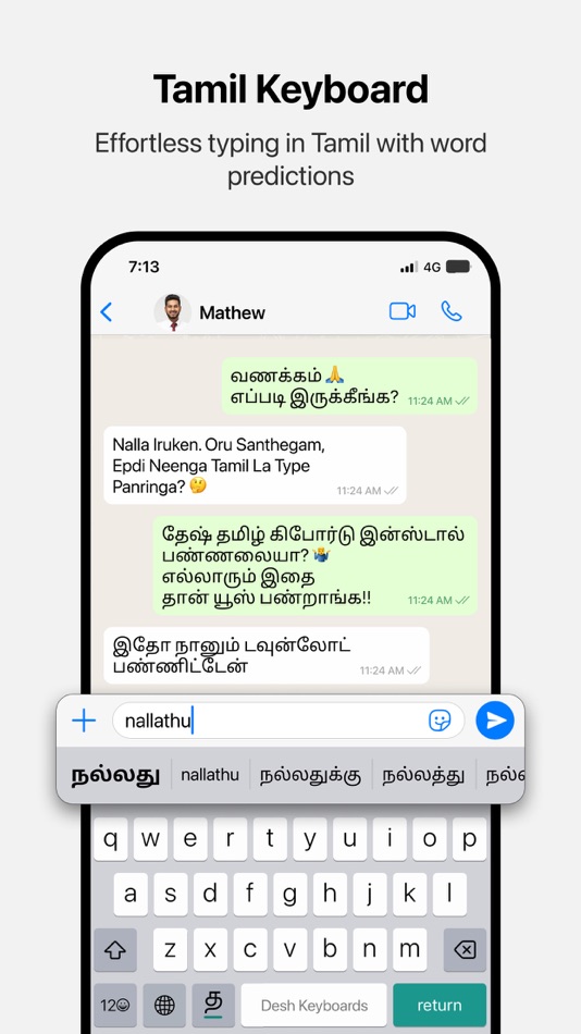#2. Desh Tamil Keyboard (iOS) Podle: ClusterDev Technologies Private Limited